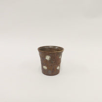 Korean Wood-Fired Ash-Glazed Dotted Mug