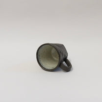 Japanese Shigaraki Ceramic Mug in Earthy Black
