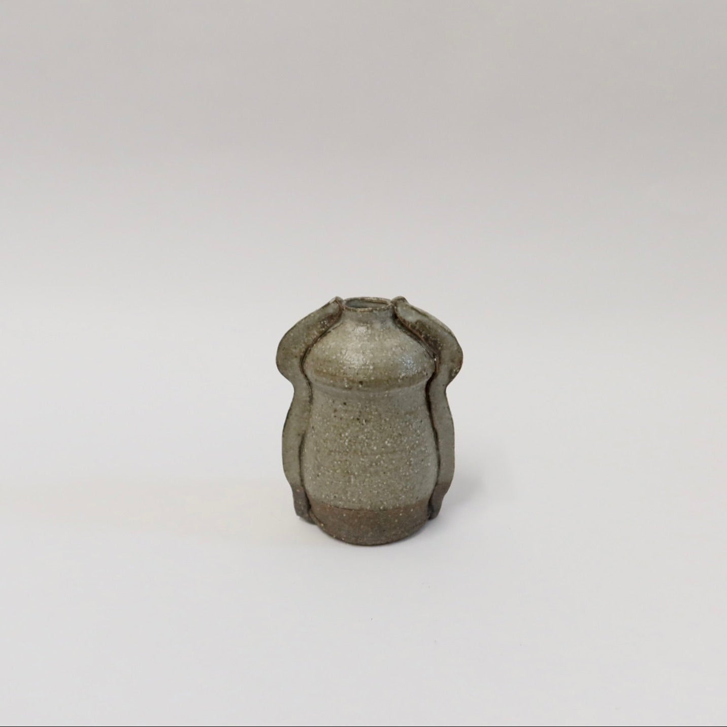 Japanese Shigaraki Ceramic Mini Vase