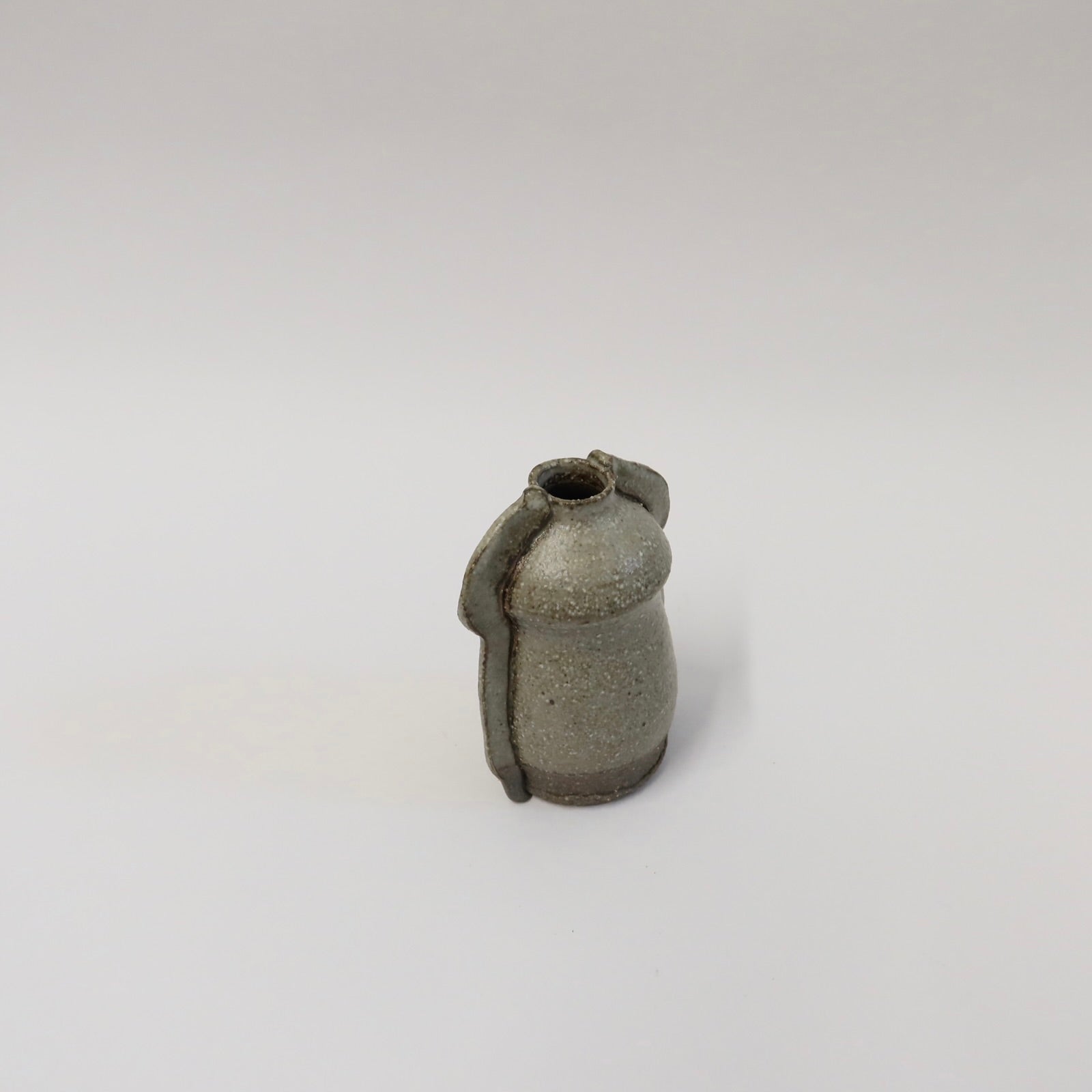 Japanese Shigaraki Ceramic Mini Vase