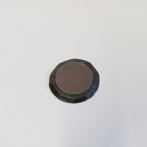Korean Black-Glazed Mini Teacup Saucer/Round Plate
