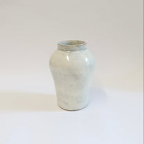 Korean Buncheong Long Hangari Vase, H 5.5"