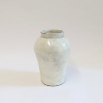 Korean Buncheong Long Hangari Vase, H 5.5"