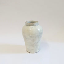 Korean Buncheong Long Hangari Vase, H 5.5"
