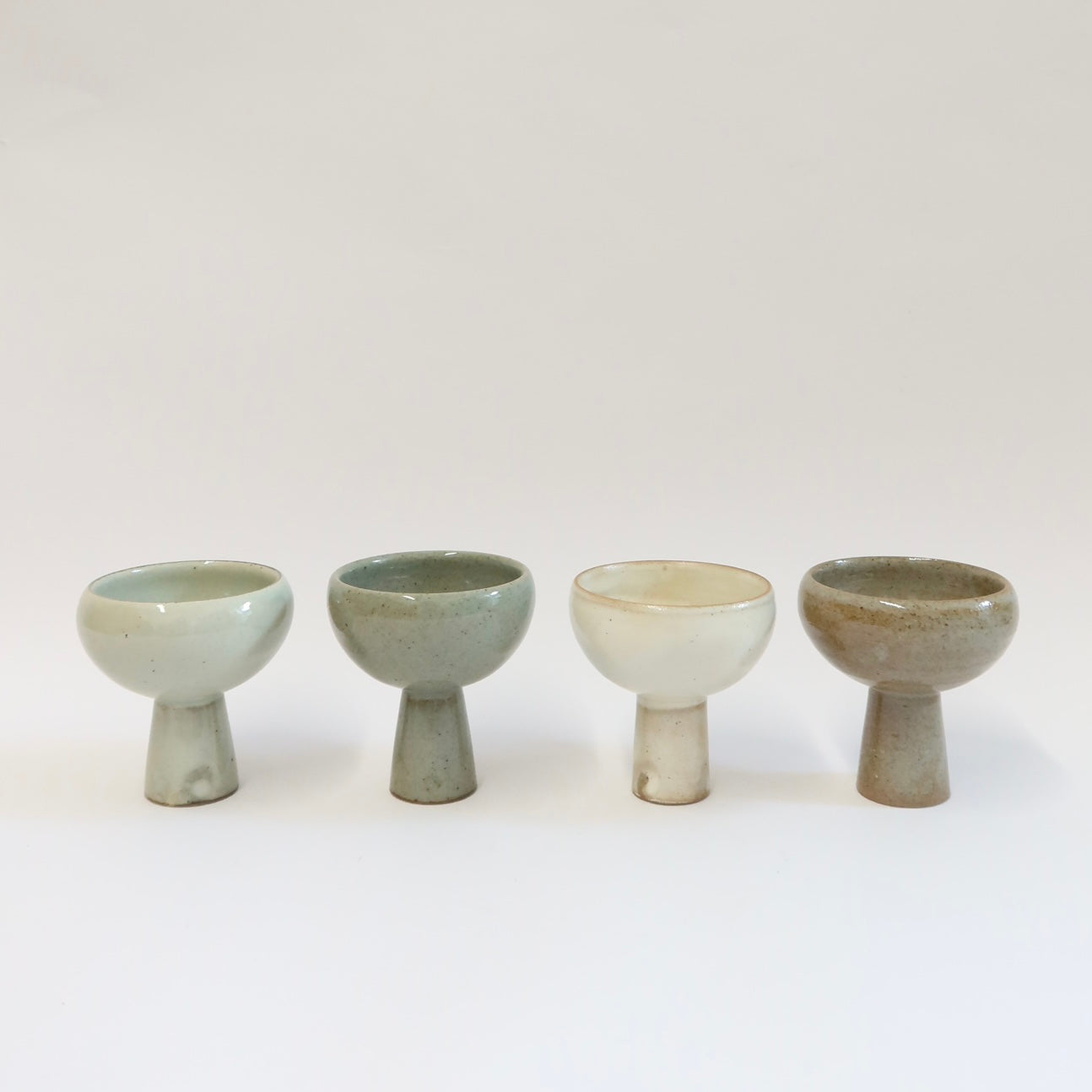Korean Buncheong Masangbae Cup, 4 Colors