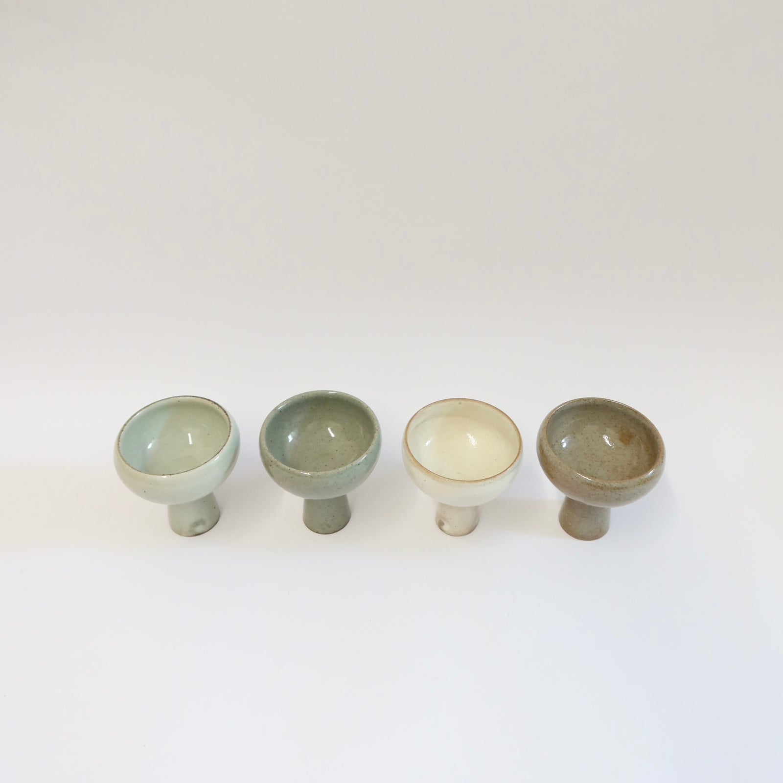 Korean Buncheong Masangbae Cup, 4 Colors