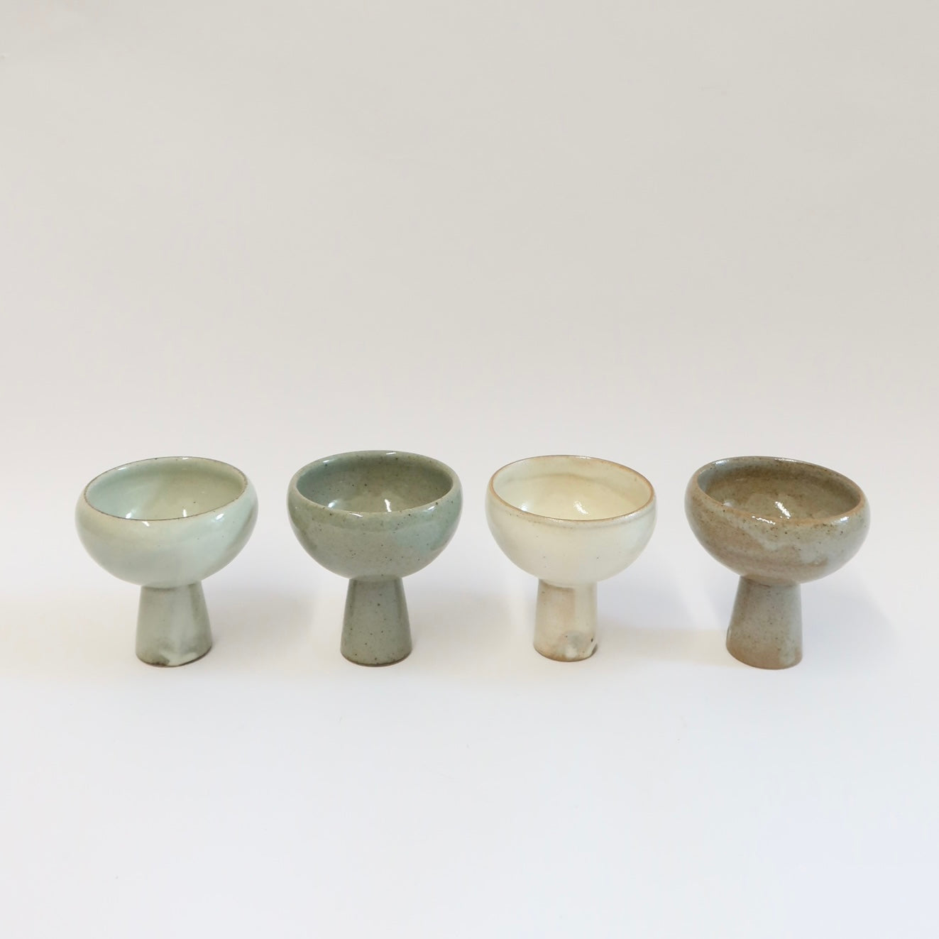 Korean Buncheong Masangbae Cup, 4 Colors