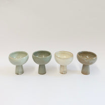 Korean Buncheong Masangbae Cup, 4 Colors