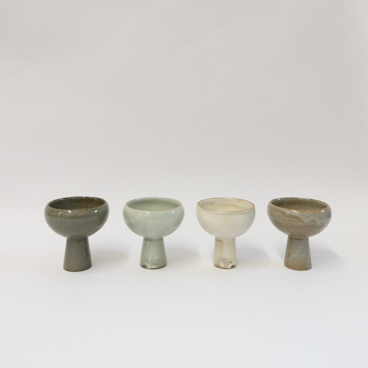 Korean Buncheong Masangbae Cup, 4 Colors