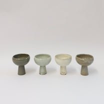 Korean Buncheong Masangbae Cup, 4 Colors