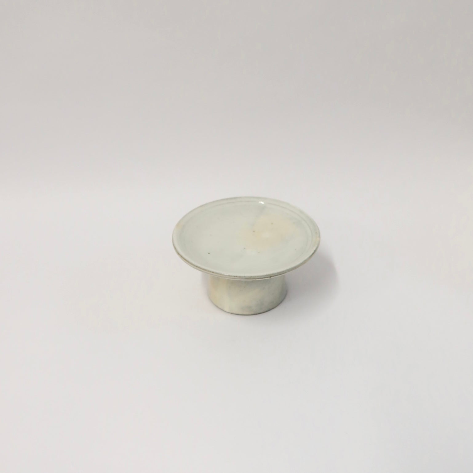 Korean Buncheong Ceramic Round Plate, S