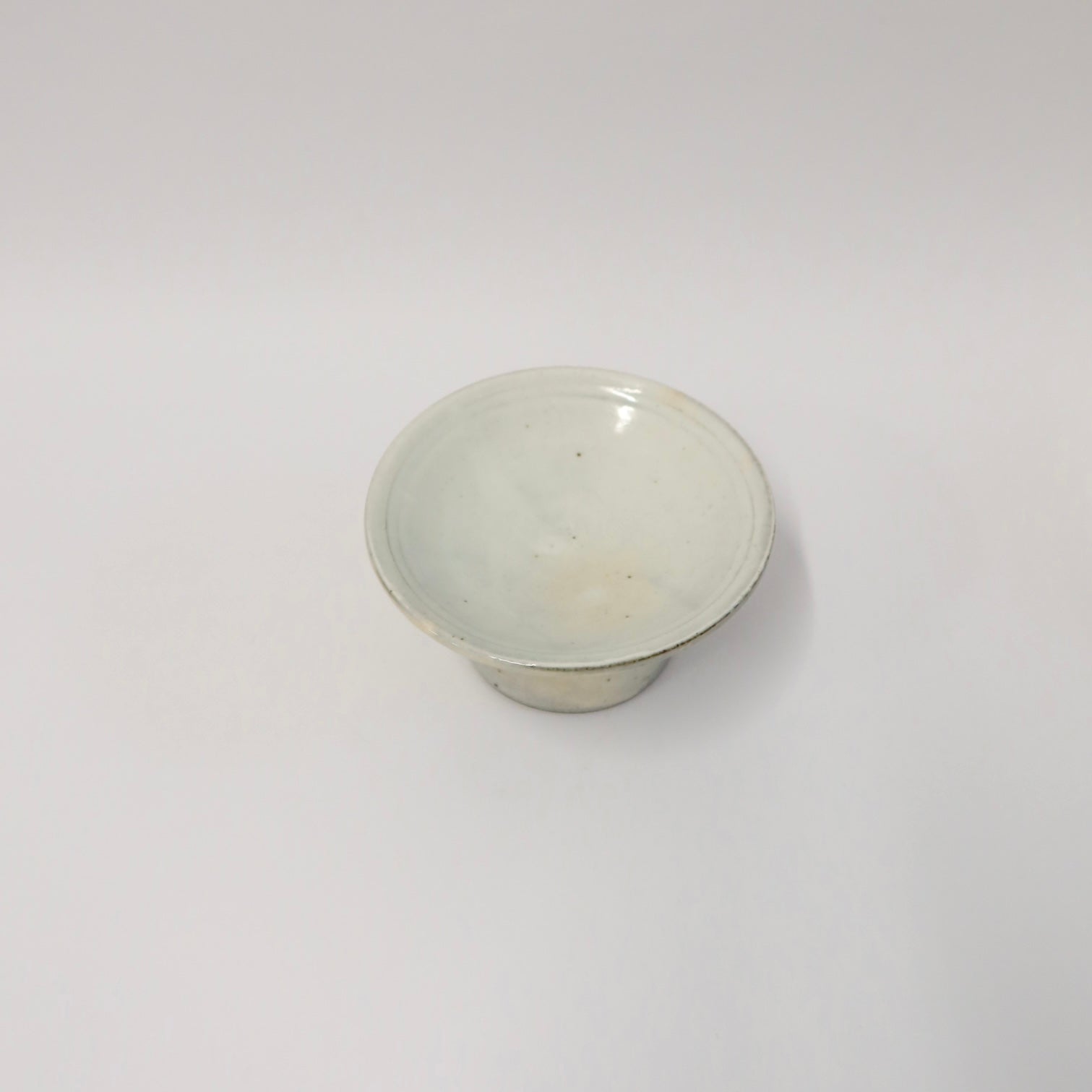 Korean Buncheong Ceramic Round Plate, S