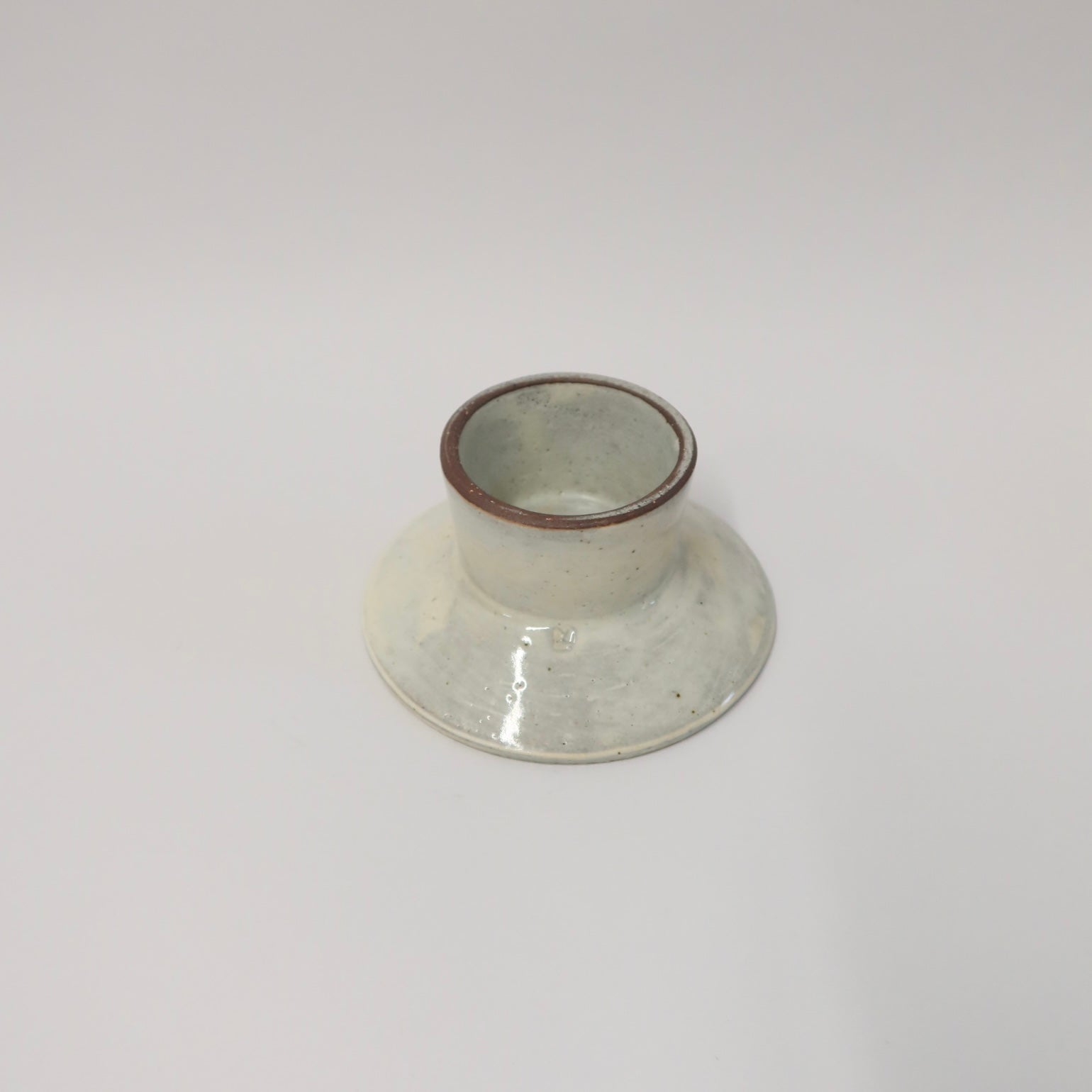 Korean Buncheong Ceramic Round Plate, S