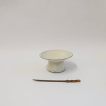 Korean Buncheong Ceramic Round Plate, S