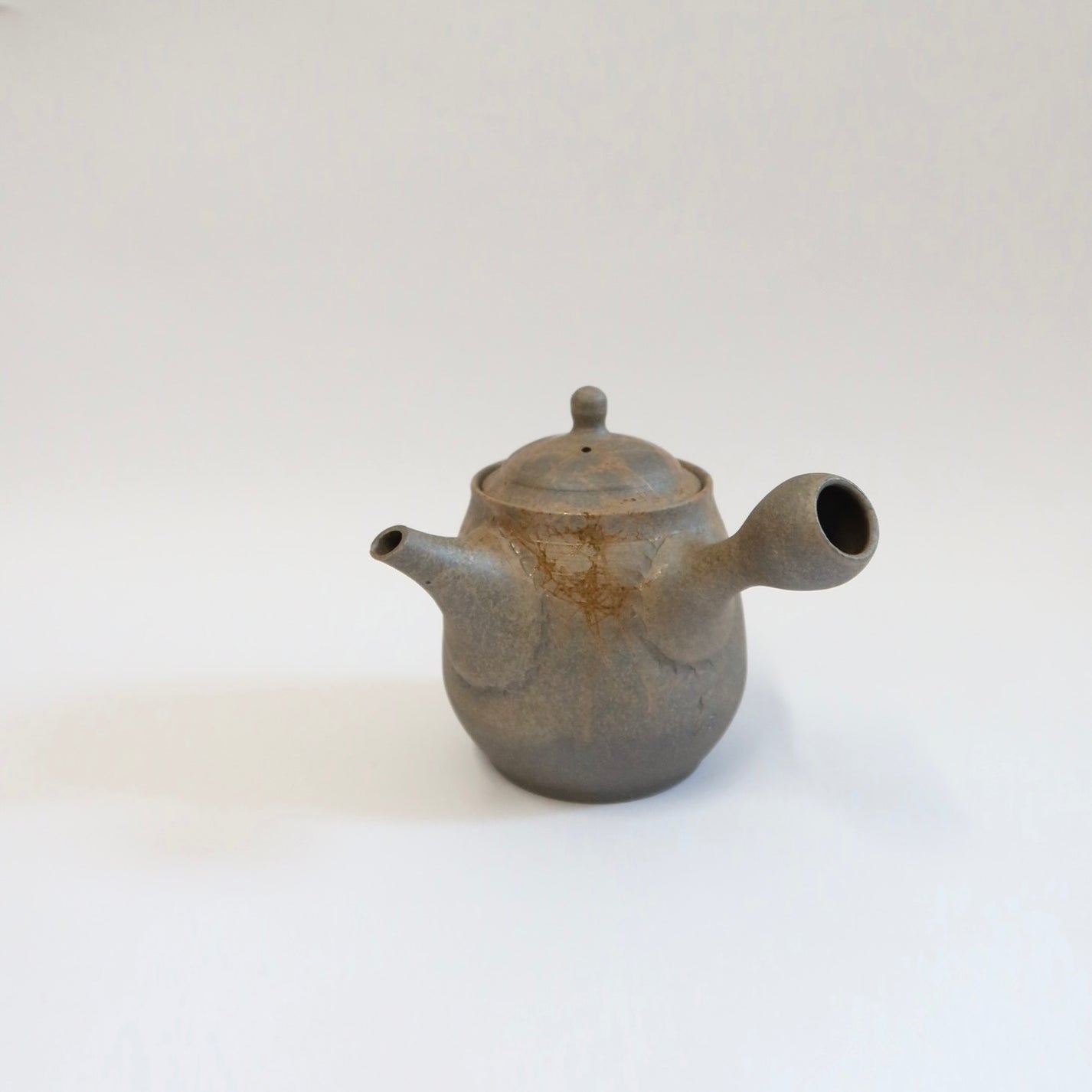 Japanese Tokoname Mogake Kyusu Teapot