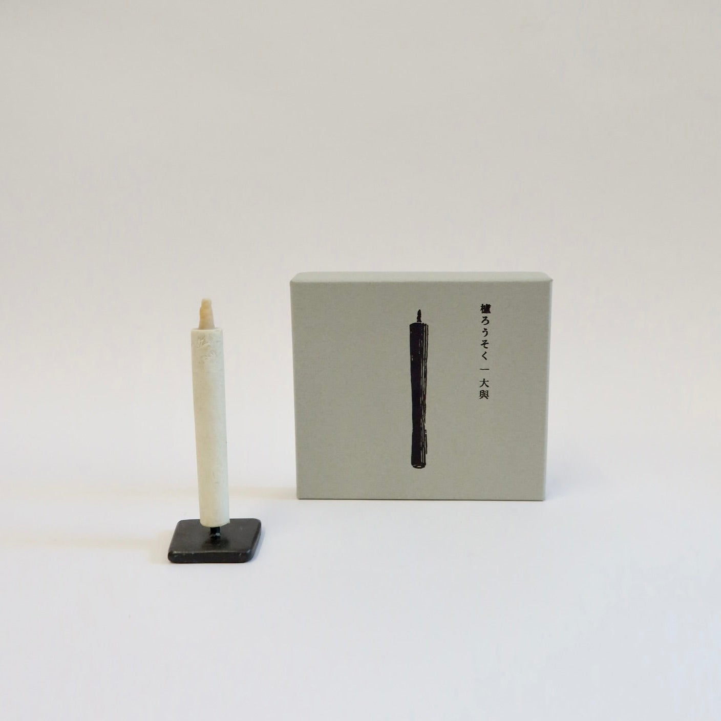 Japanese Sumac Wax Candle White, No.1