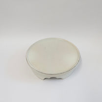 Korean Buncheong Ceramic High-Footed Round Tea Tray