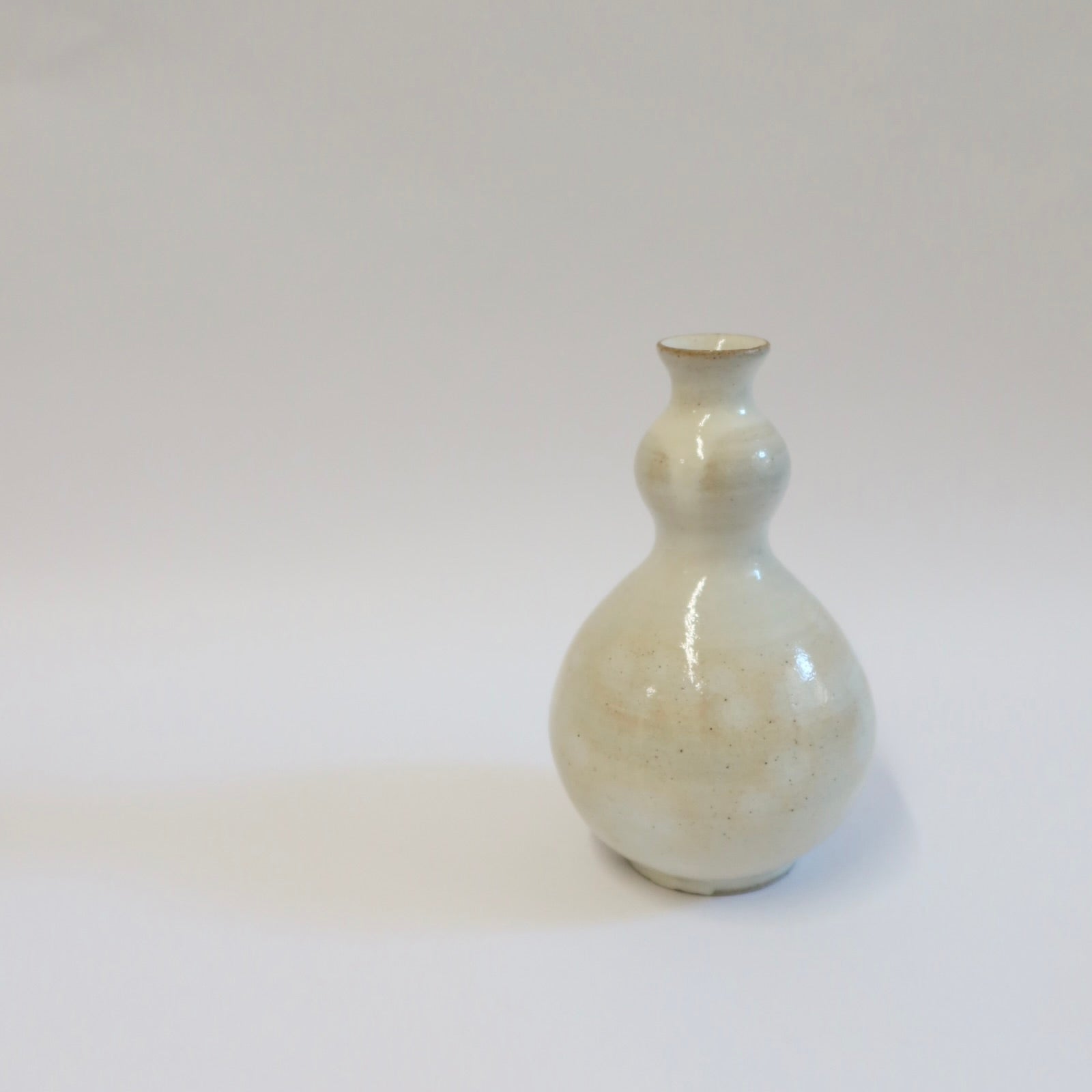 Korean Buncheong Hori Gourd Bottle