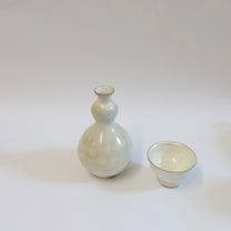 Korean Buncheong Hori Gourd Bottle