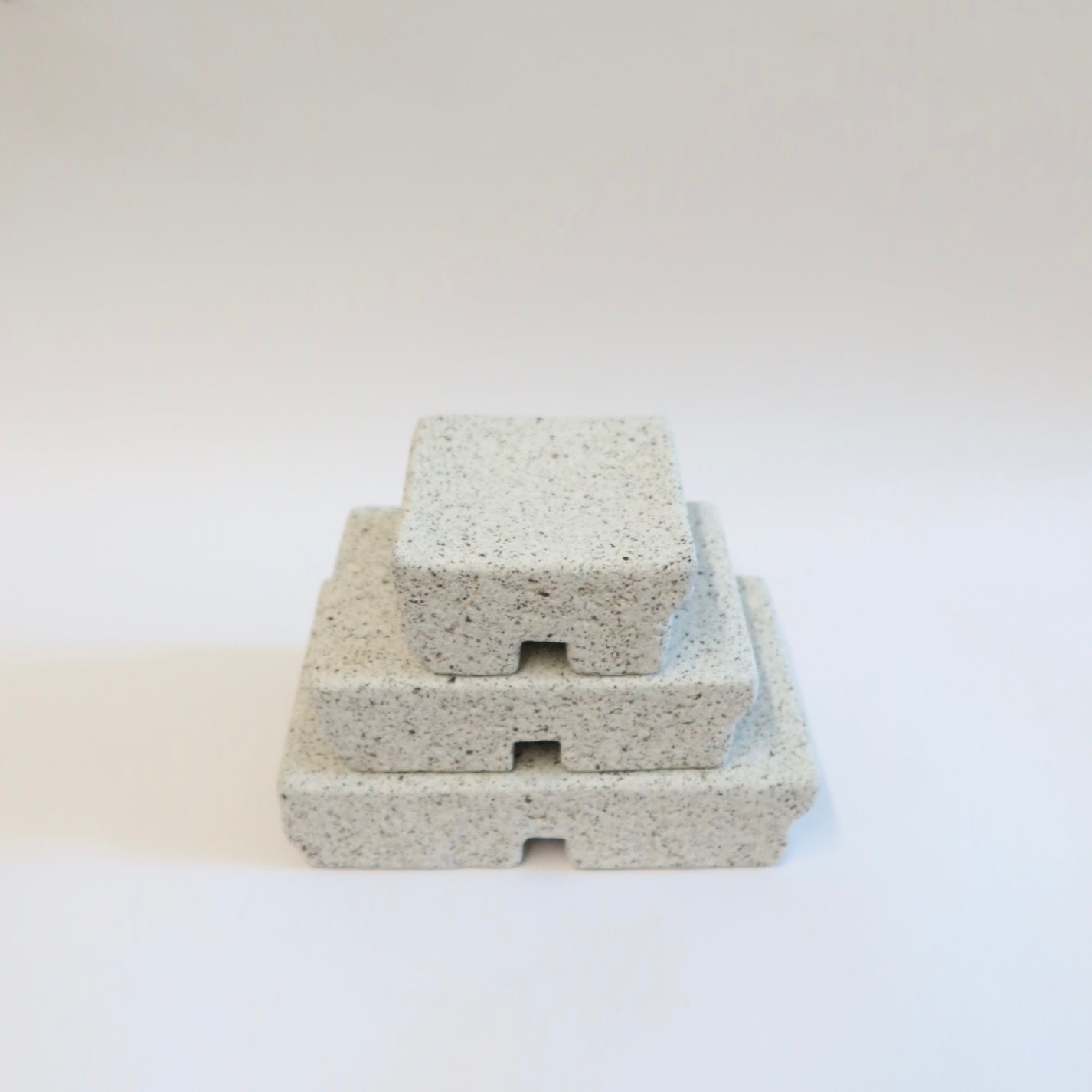 Korean Ceramic Stackable High-Footed Plate, 3 Sizes