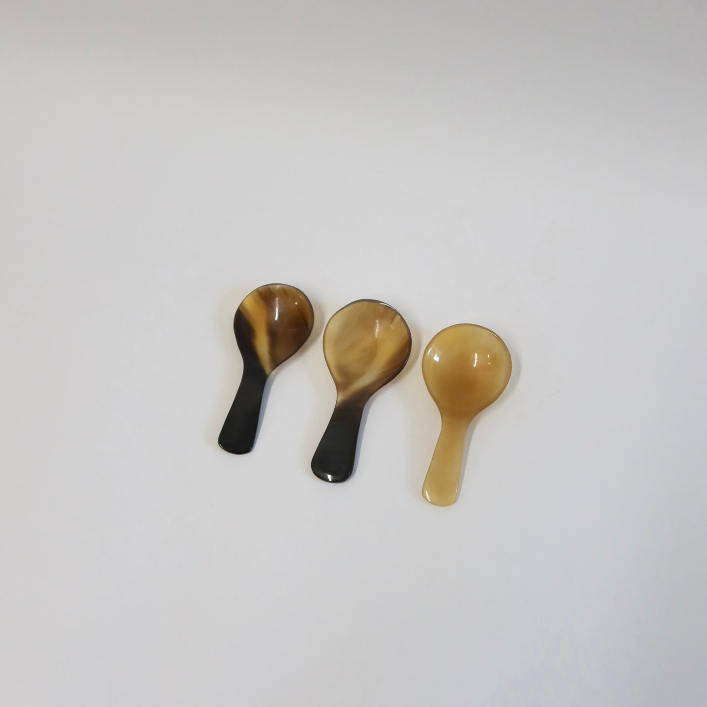 Japanese Water Buffalo Horn Chasaji/Tea Measuring Spoon