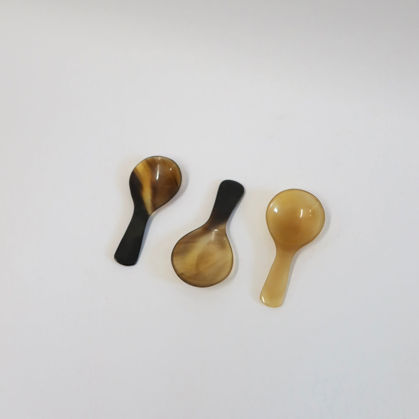 Japanese Water Buffalo Horn Chasaji/Tea Measuring Spoon