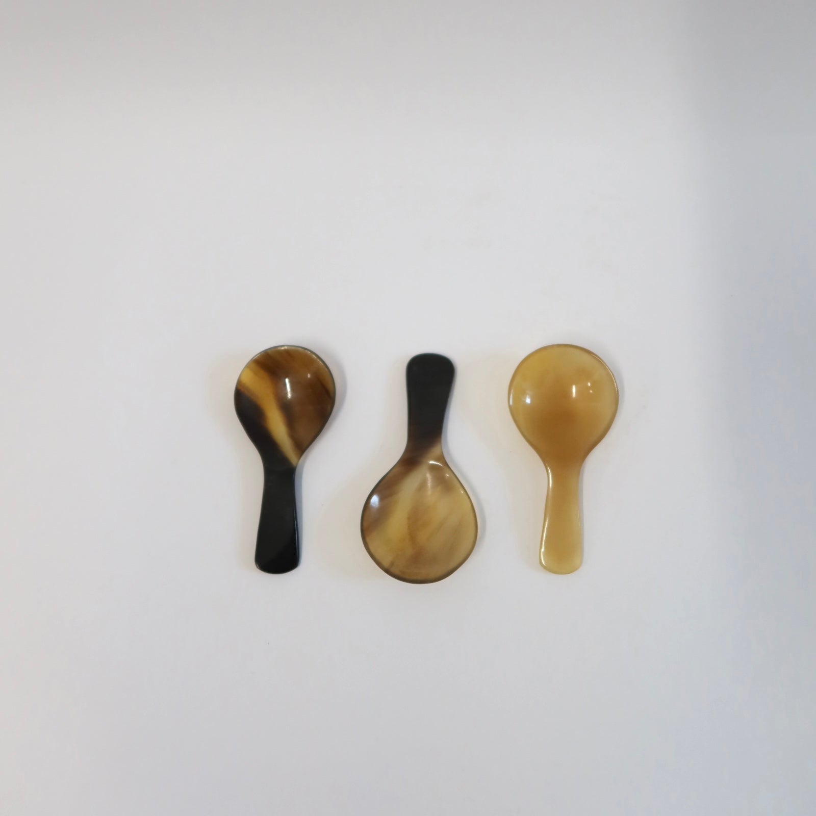 Japanese Water Buffalo Horn Chasaji/Tea Measuring Spoon