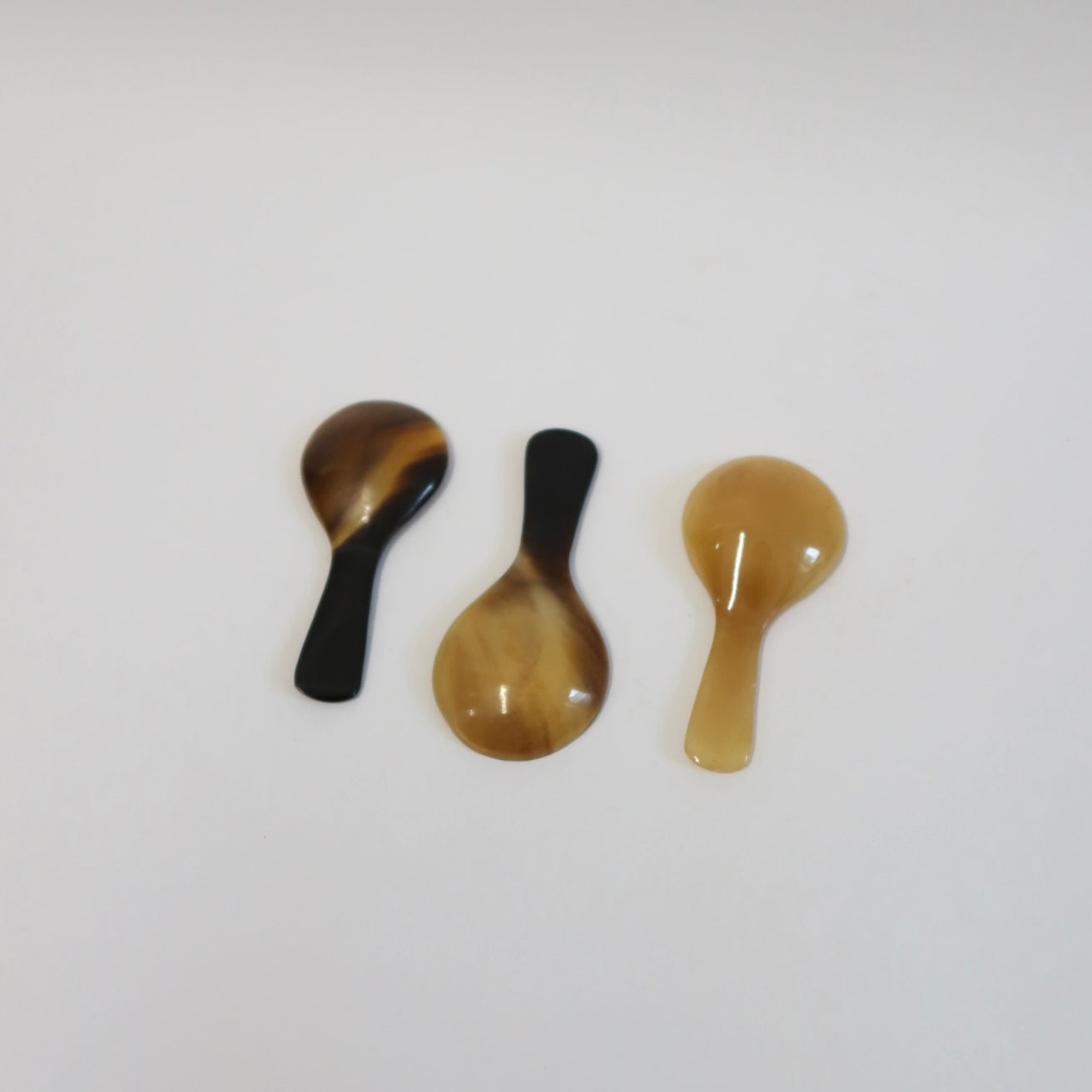 Japanese Water Buffalo Horn Chasaji/Tea Measuring Spoon