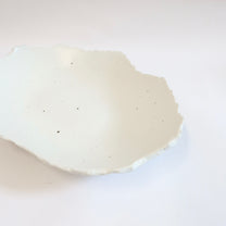 Korean Ceramic Shallow Speckled Bowl
