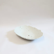 Korean Ceramic Shallow Speckled Bowl