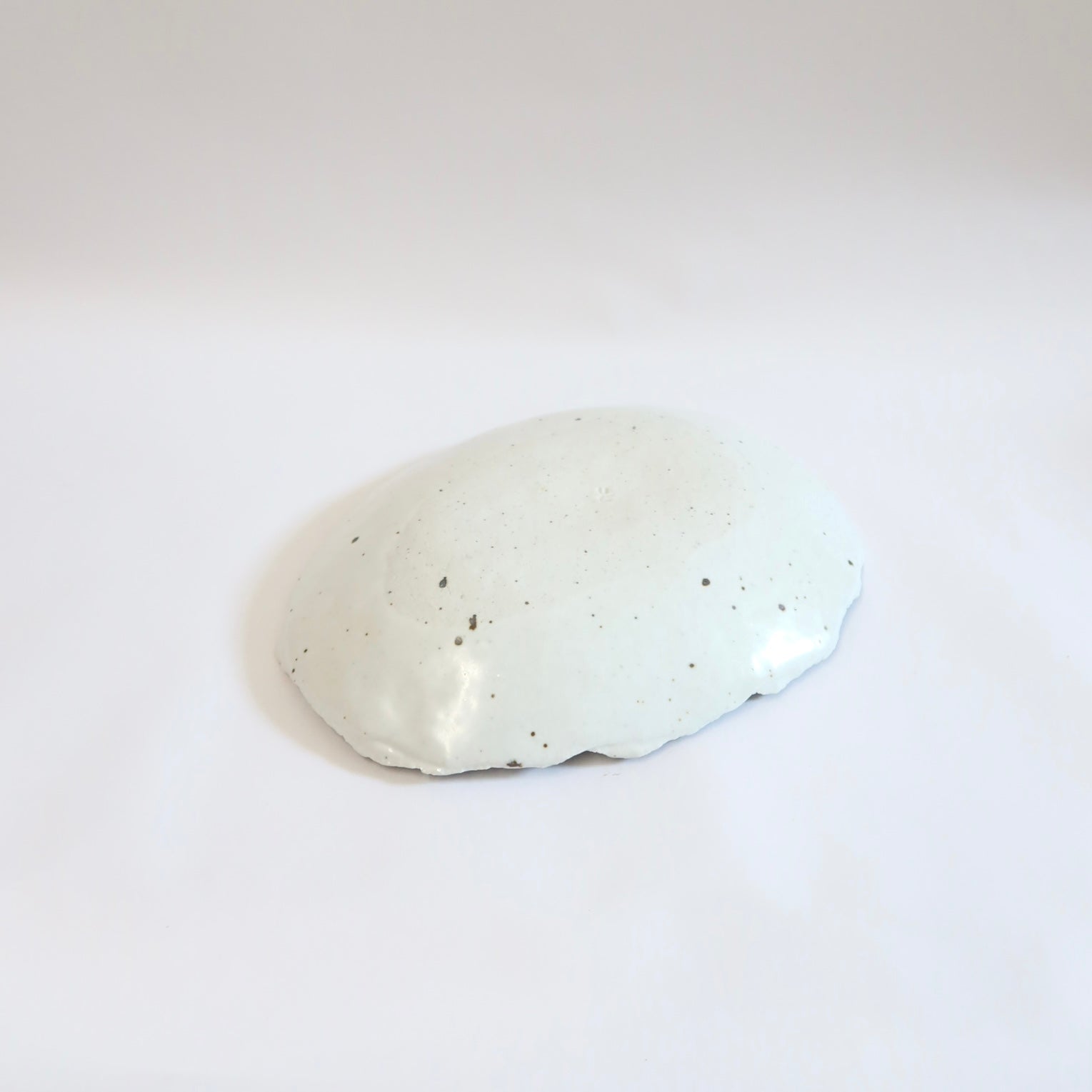 Korean Ceramic Shallow Speckled Bowl