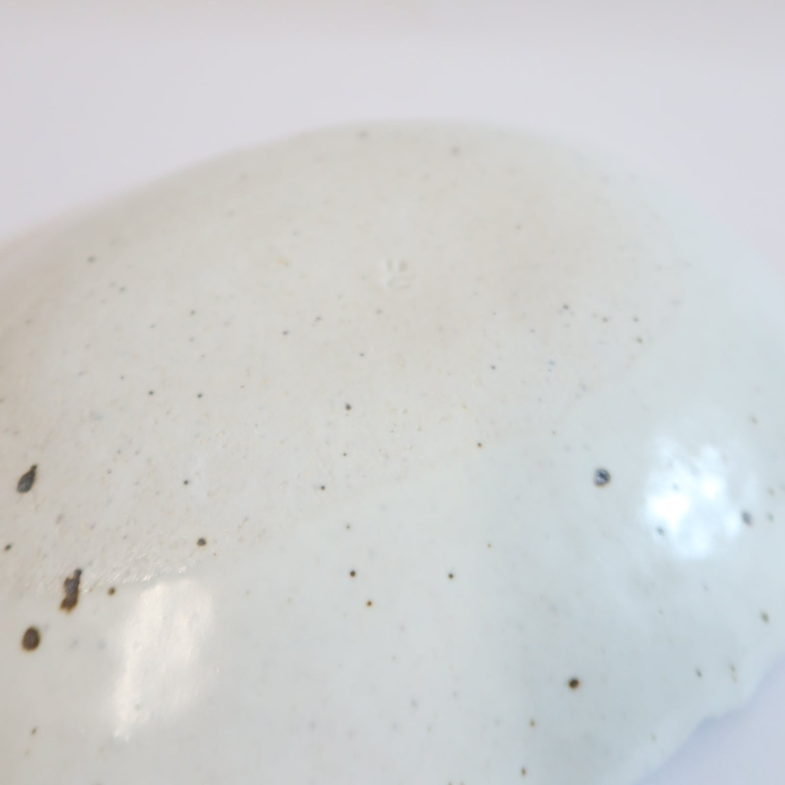 Korean Ceramic Shallow Speckled Bowl