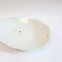 Korean Ceramic Shallow Speckled Bowl