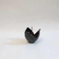 Japanese Shigaraki Bowl in the Shape of Cracked Japanese Pepper