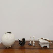 Japanese Shigaraki Bowl in the Shape of Cracked Japanese Pepper