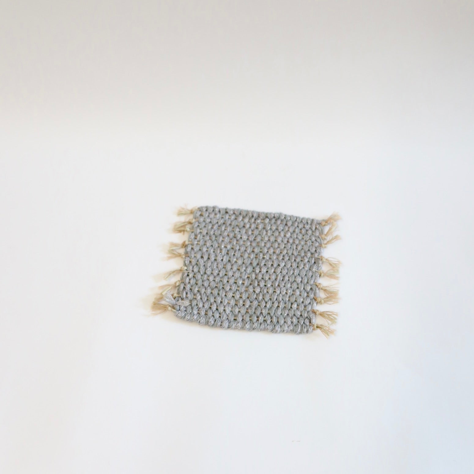 Korean Hand-Knitted Tweed Coaster