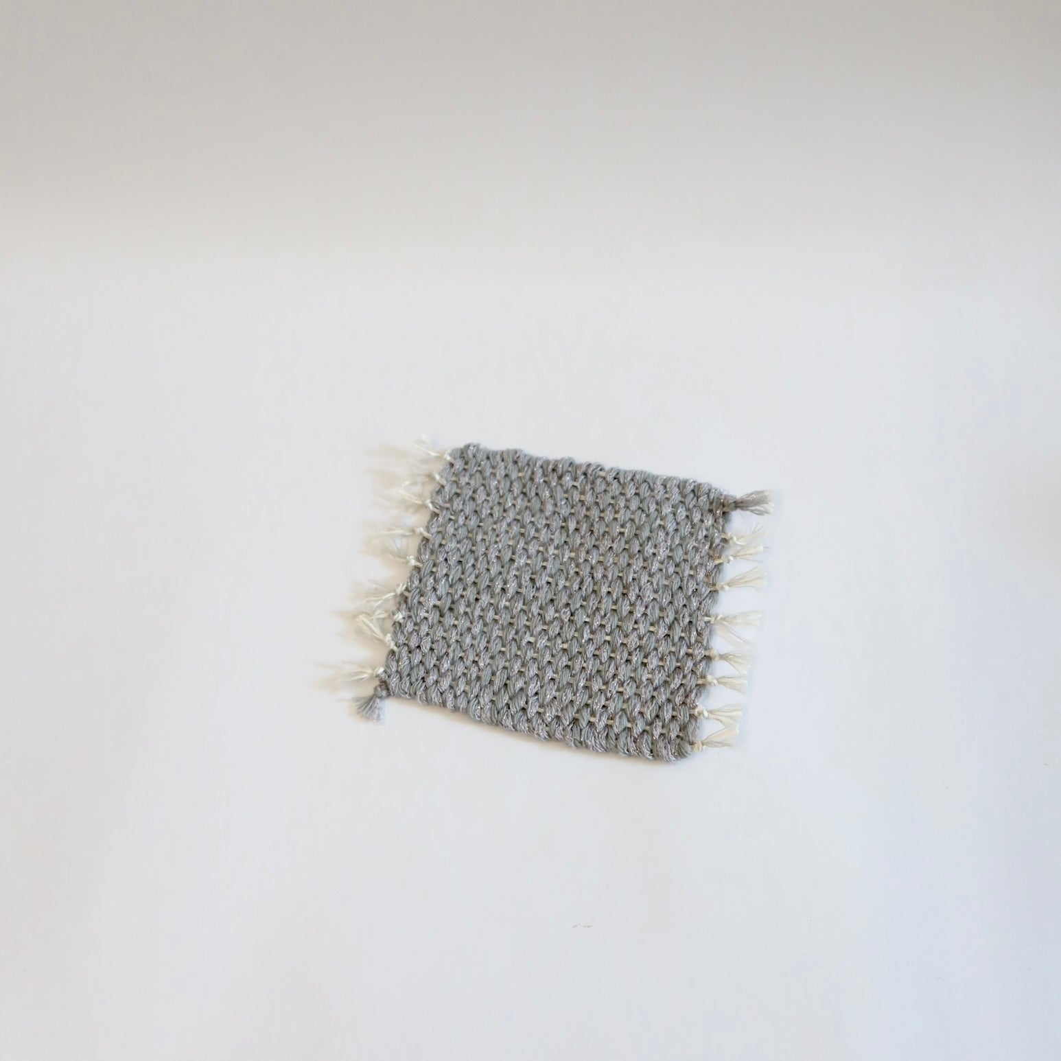 Korean Hand-Knitted Tweed Coaster