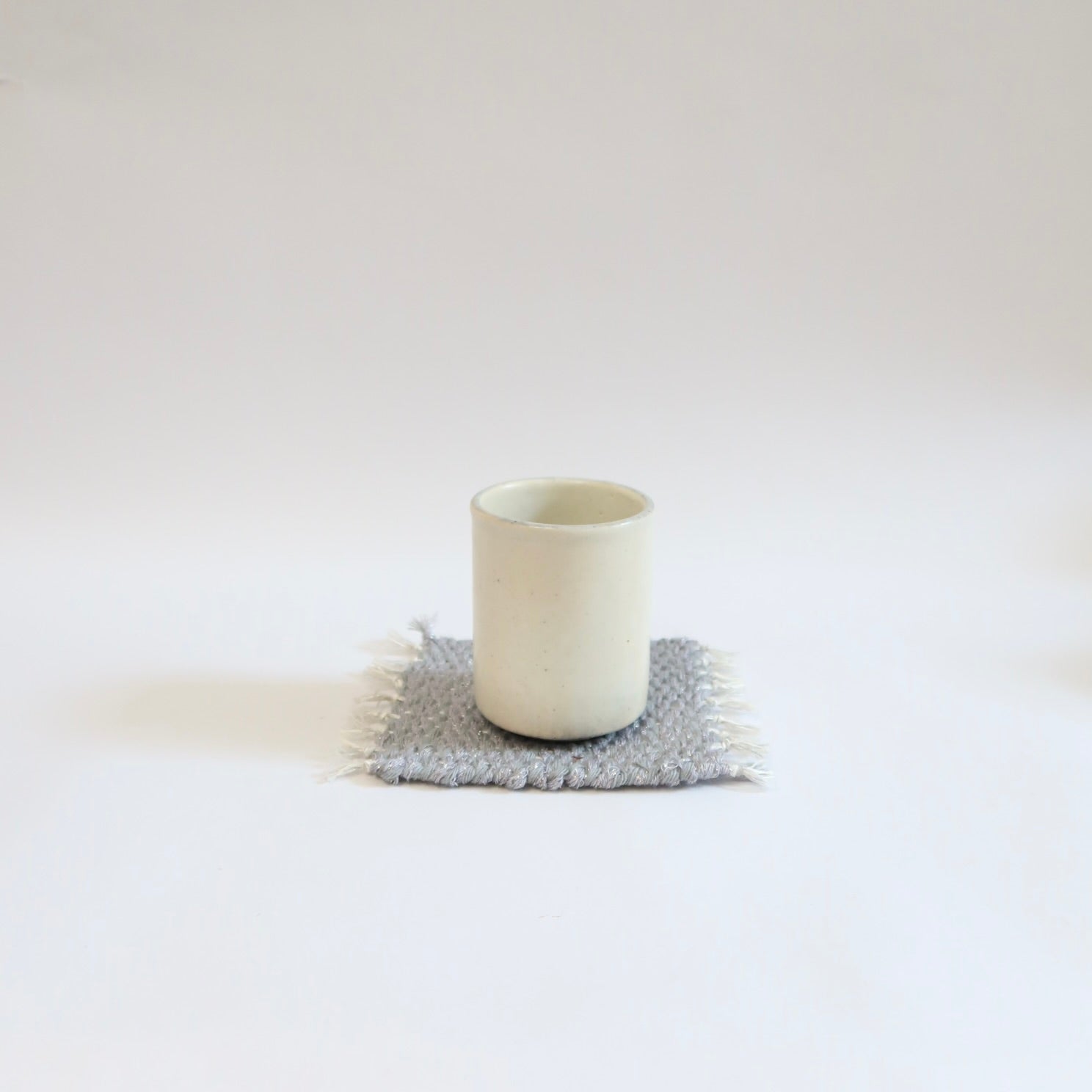 Korean Hand-Knitted Tweed Coaster