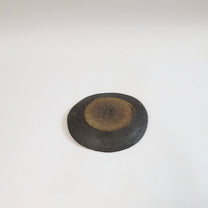 Japanese Iron Glazed Ceramic Round Plate