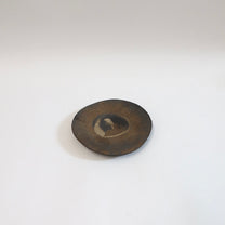 Japanese Iron Glazed Ceramic Round Plate