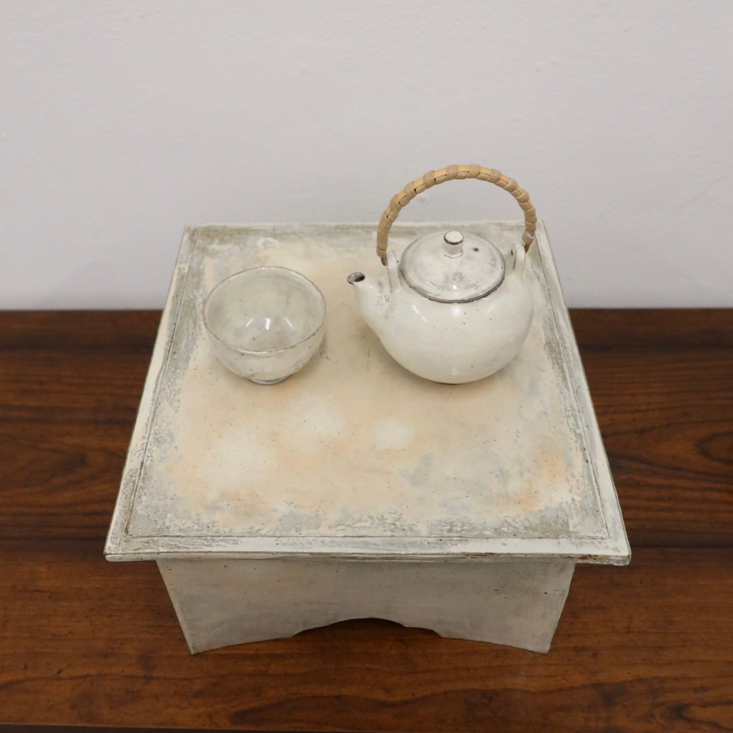 Korean Buncheong Ceramic Soban (소반)/Low Table