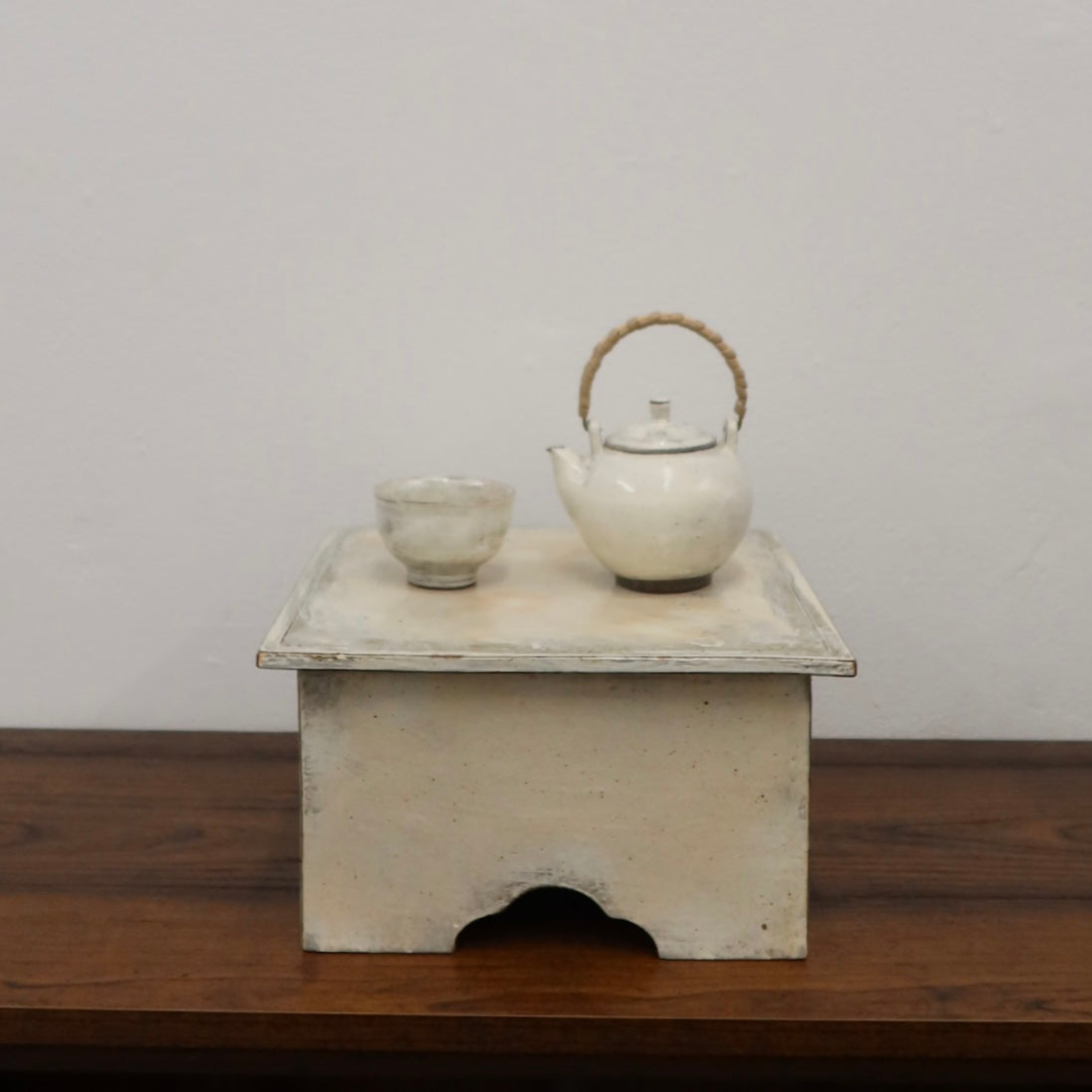 Korean Buncheong Ceramic Soban (소반)/Low Table