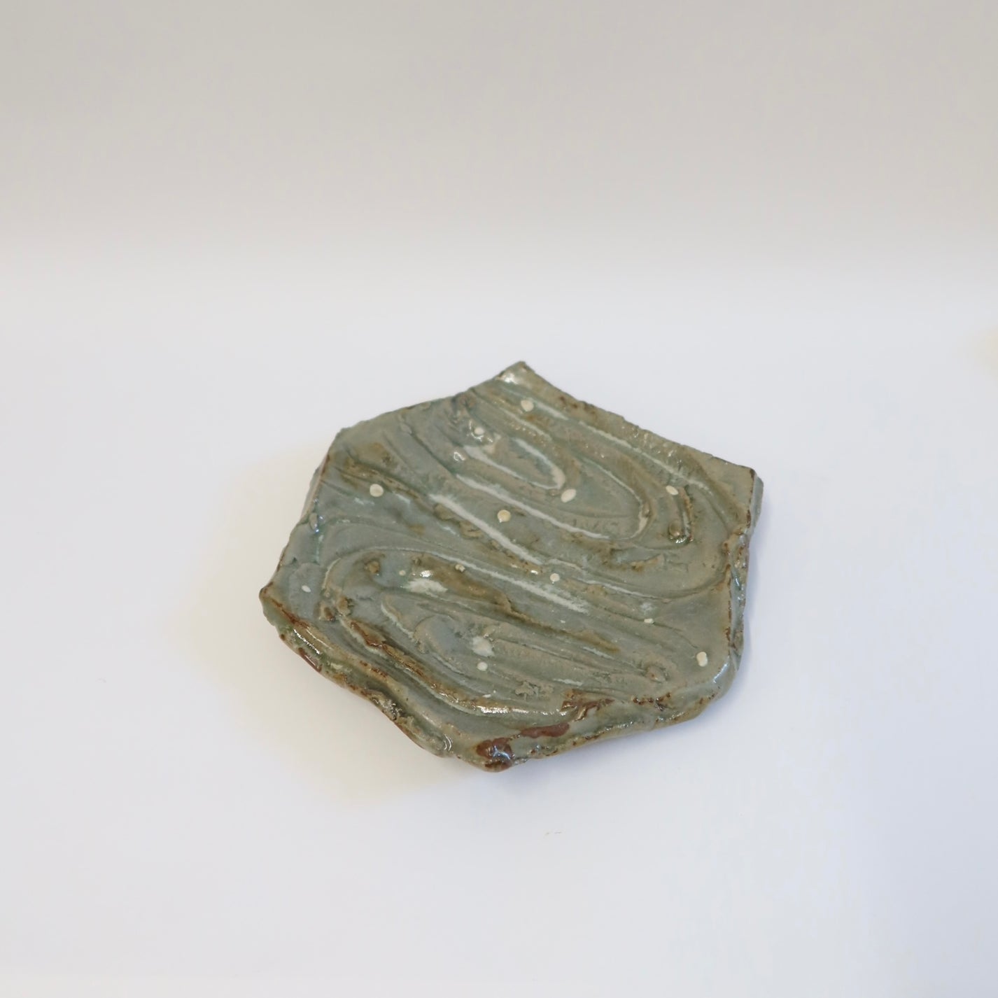 Japanese Ceramic Hexagon Plate