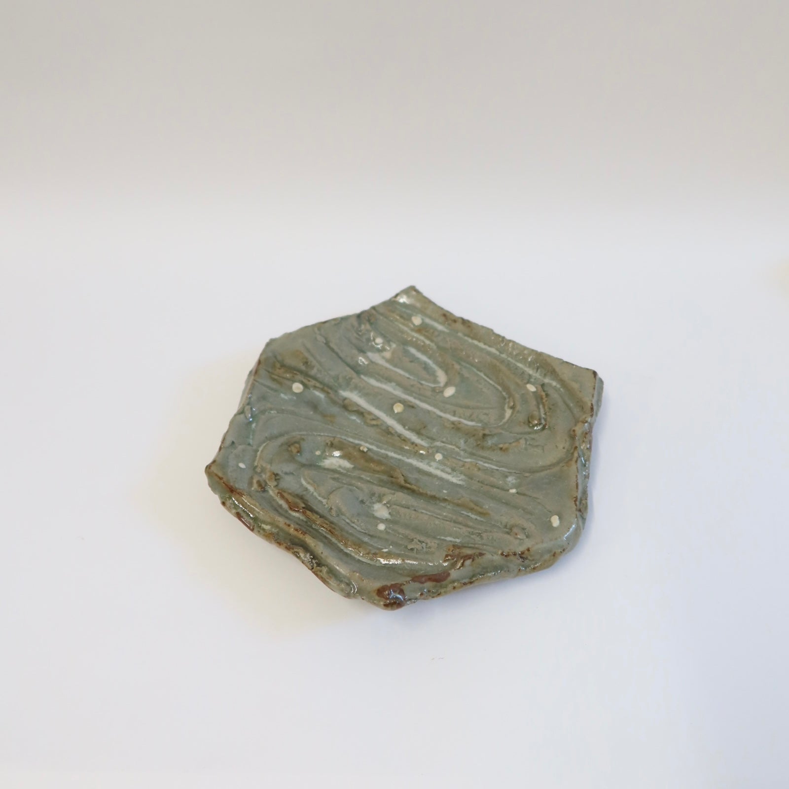 Japanese Ceramic Hexagon Plate