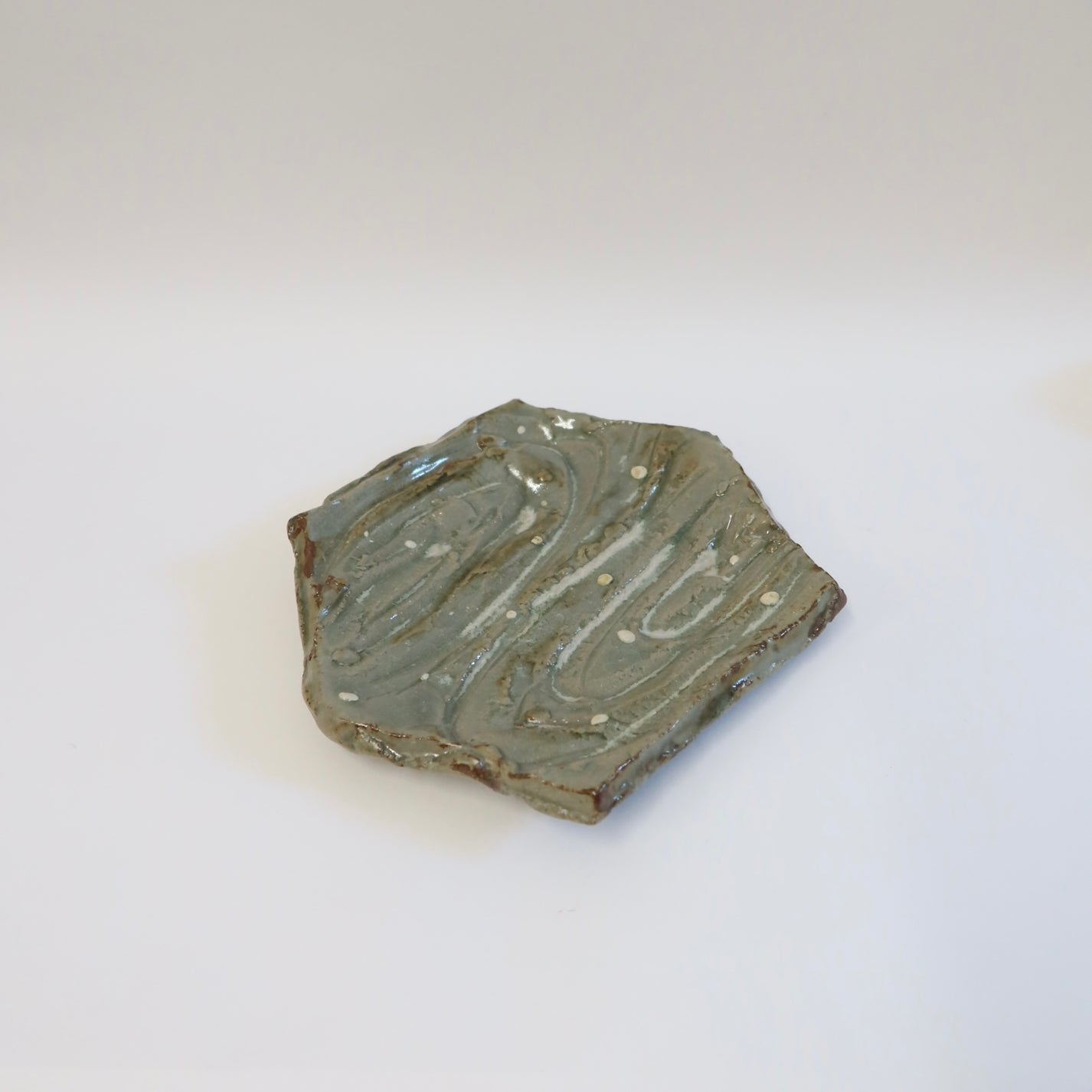 Japanese Ceramic Hexagon Plate