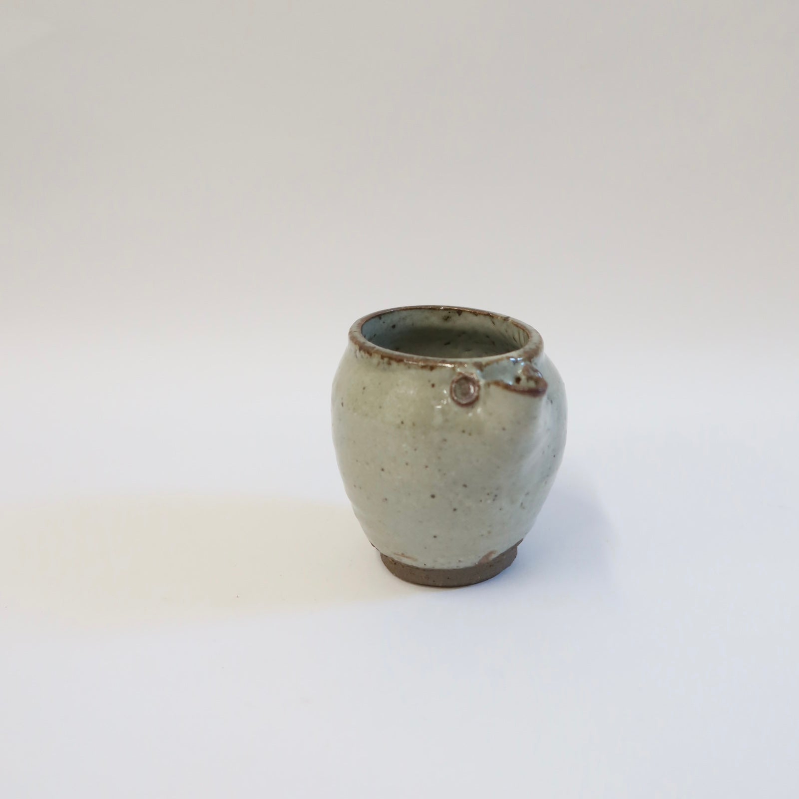 Japanese Ash-Glazed Kataguchi Pouring Vessel