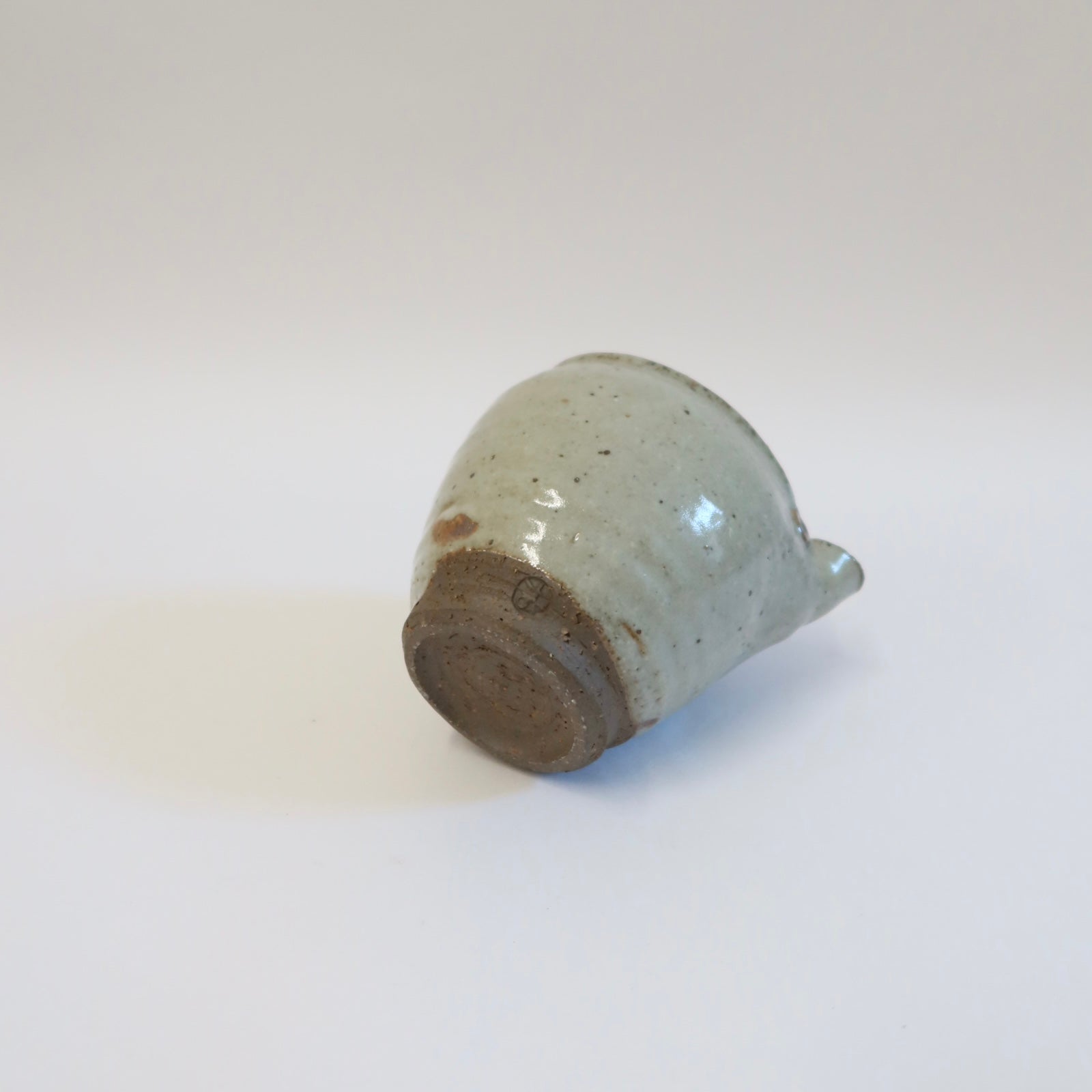 Japanese Ash-Glazed Kataguchi Pouring Vessel
