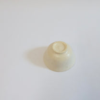 Japanese Ceramic Tea Cup with Silver Swirl