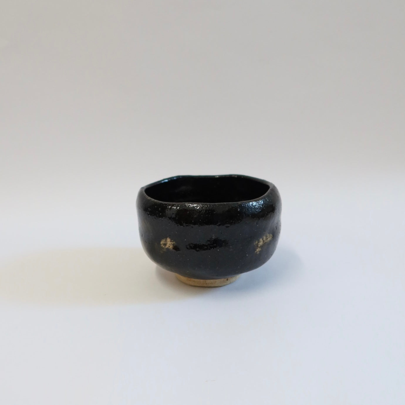 Japanese Raku Tea Bowl, Lead-Free Glaze