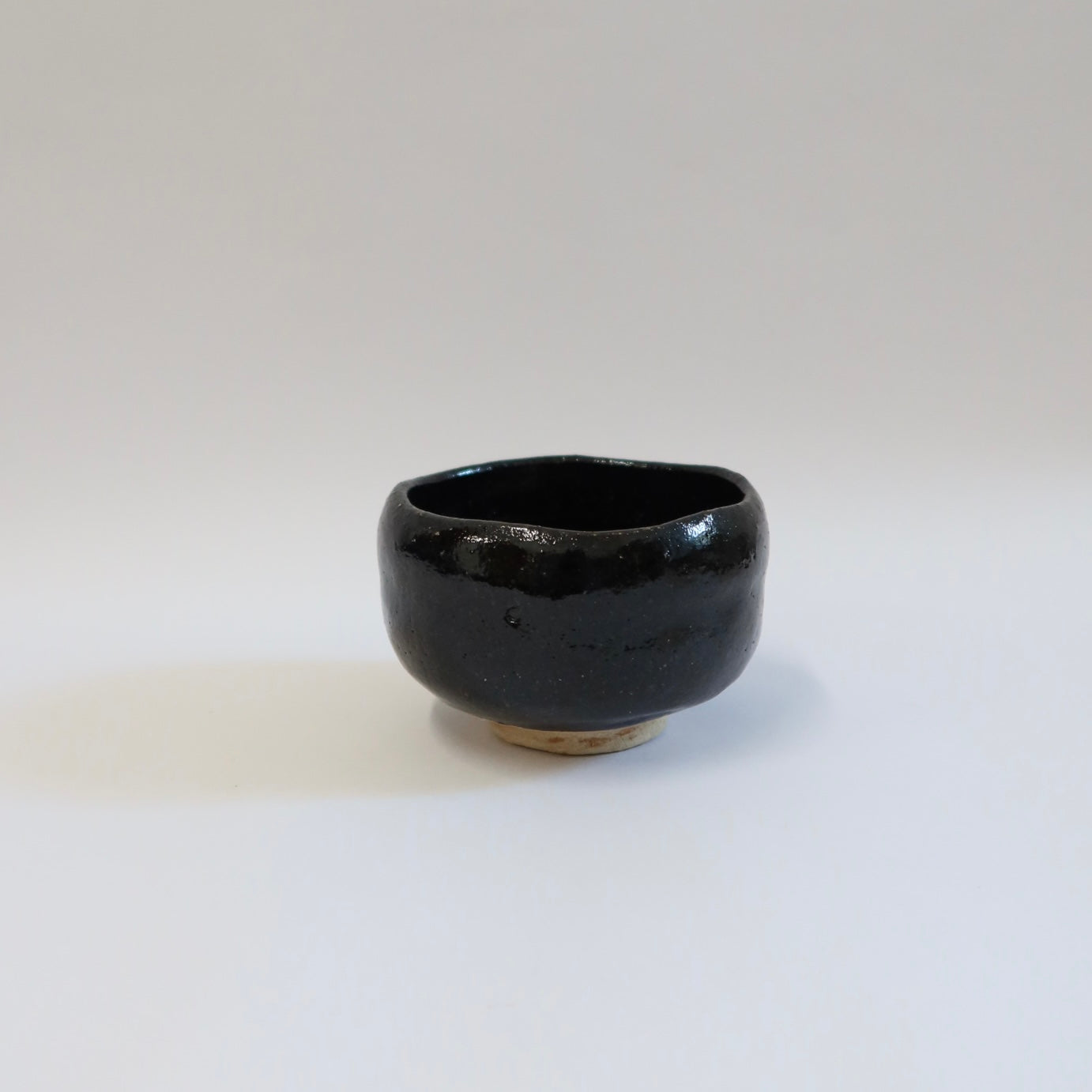 Japanese Raku Tea Bowl, Lead-Free Glaze